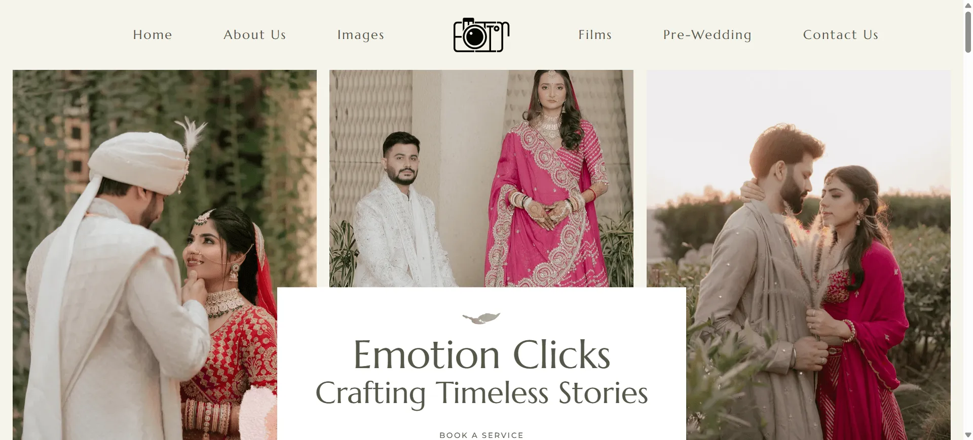 Emotion Clicks - Wedding Photography Portfolio