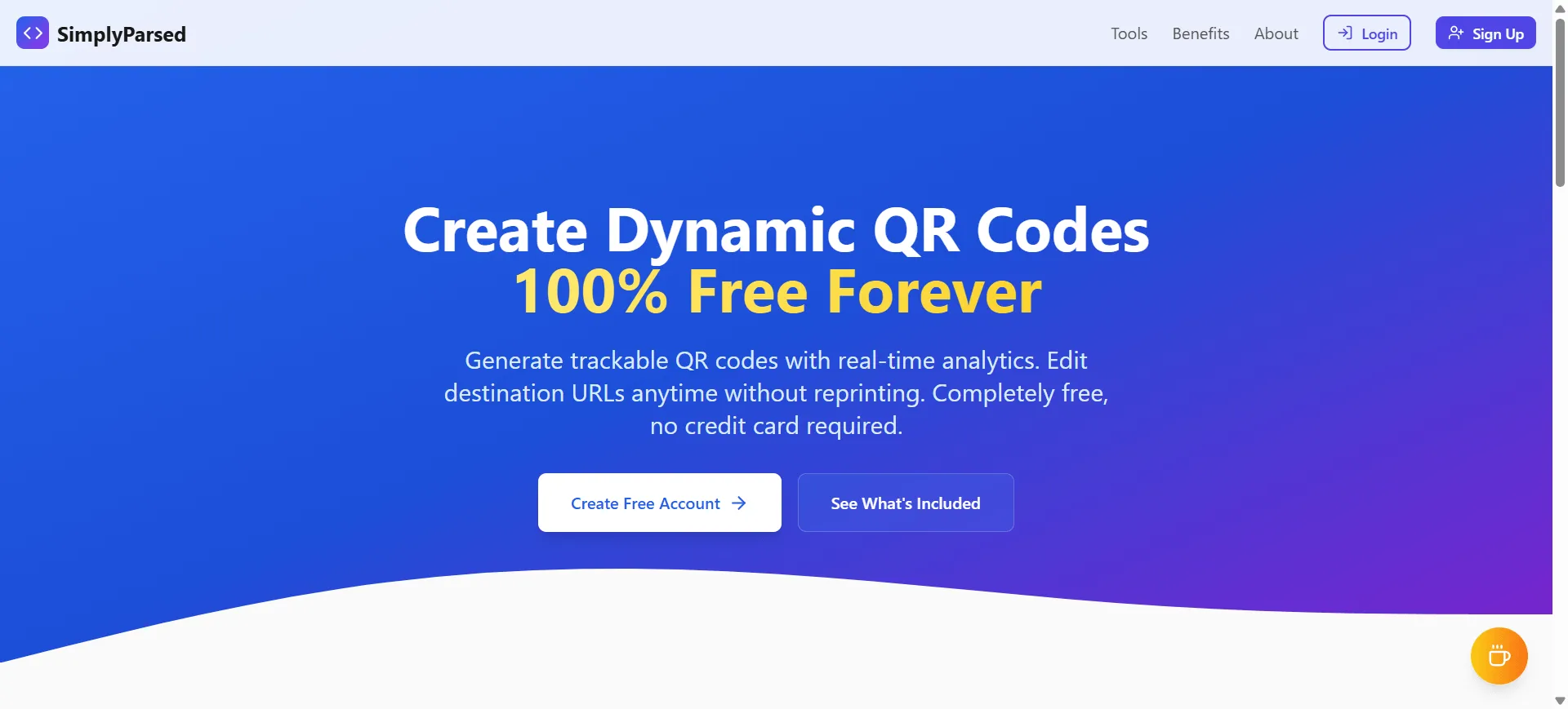 SimplyParsed - Dynamic QR Code Platform