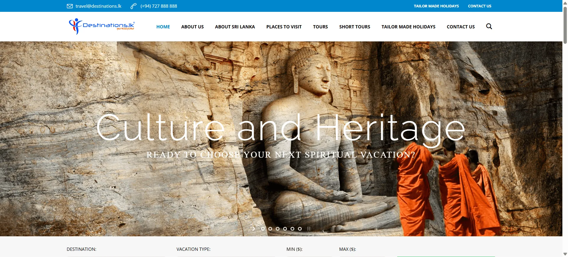 Destinations.lk - Tailor-Made Sri Lanka Holidays